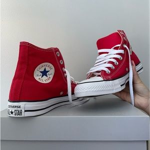 Red Chuck Taylor All Star Classic High top Converse